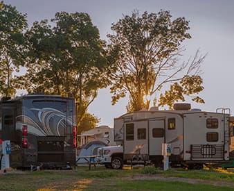 Rv-at-sunset